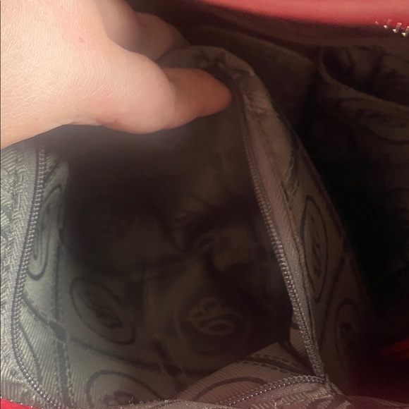 Brighton Cherie Soft Patent Croco lipstick red bag - Picture 9 of 10